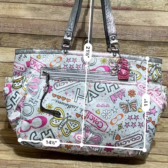 Coach Bandana Graffiti Baby Bag - Picture 7 of 10